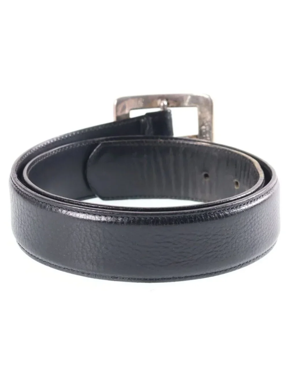 Chrome Hearts Blt Otj 1.5 Leather Belt Black Silver